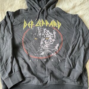 H&M Charcoal Graphic Hoodie